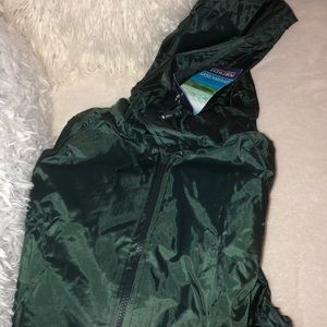 Big Green Durable Rain Jacket